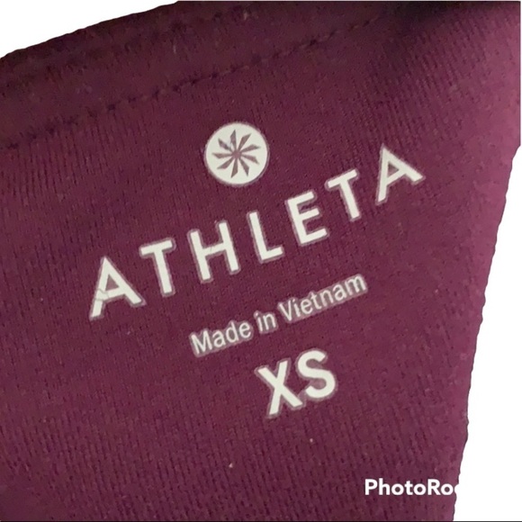 ATHLETA PLUM PURPLE LEGGINGS ATHLETIC PANTS SIZE XS - Picture 4 of 5